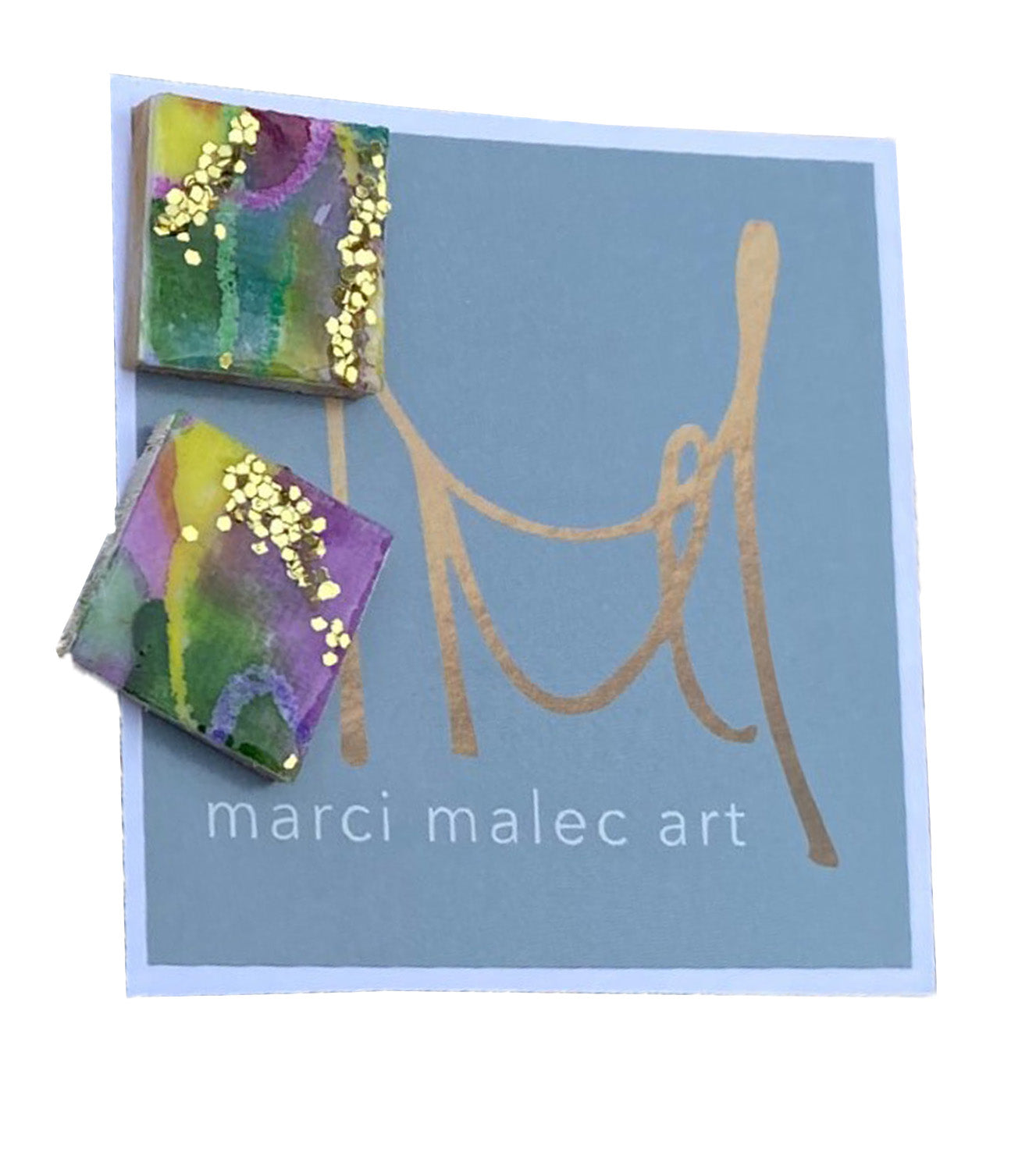 Earrings (small)- 1 pair for $15, Handmade by Marci Malec Art