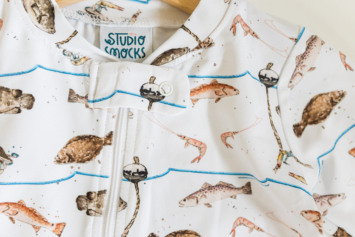 Fish Zipper Pajamas