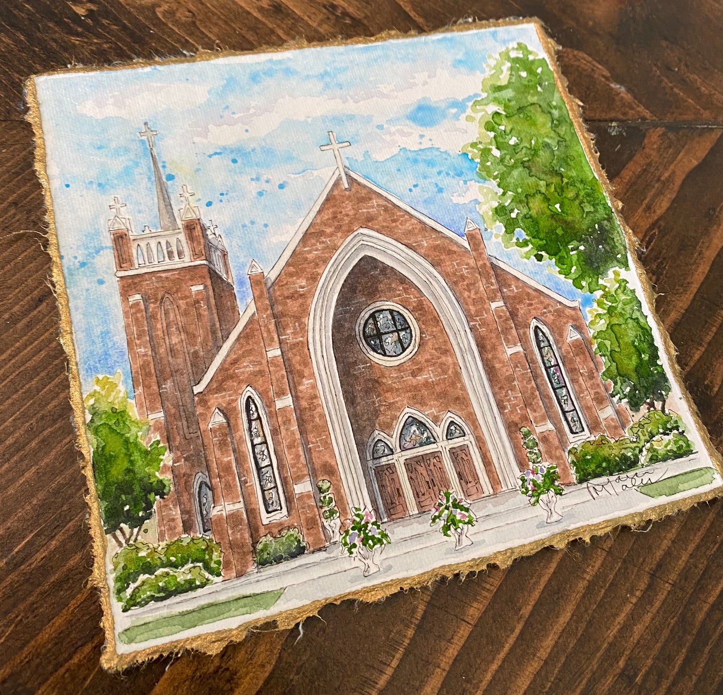Christ the King Original Watercolor