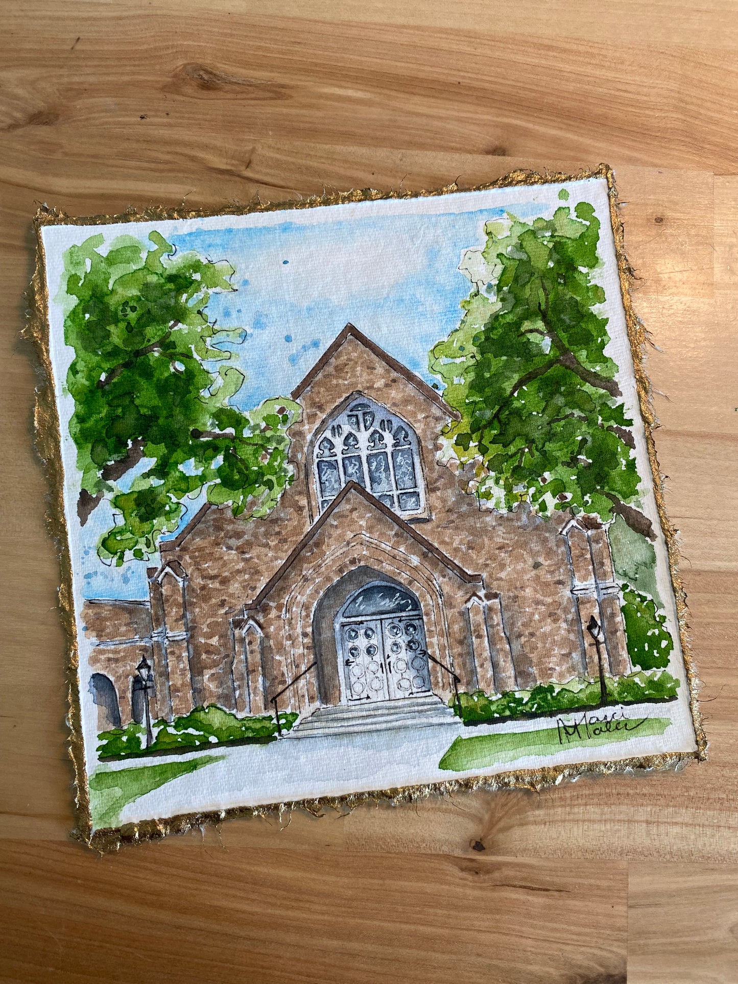 Fairhope United Methodist Church- 6x6 original