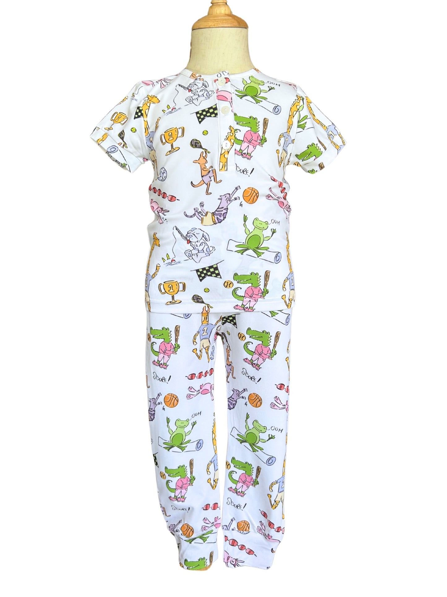 Sporty Animals 2pc PJ