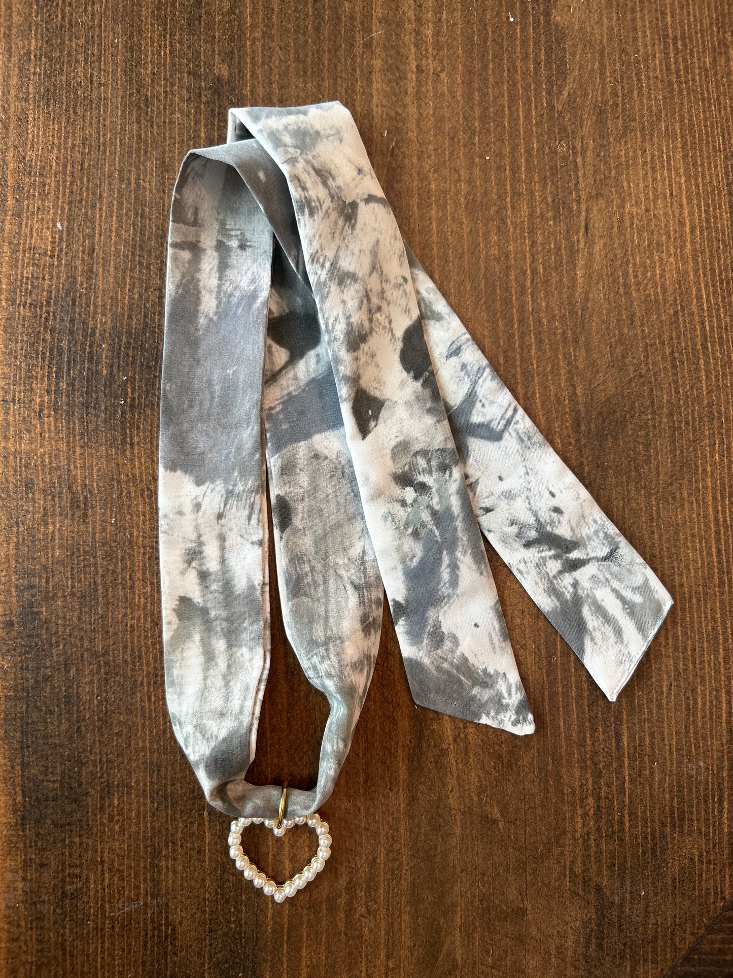 Hand Painted Scarf Necklace