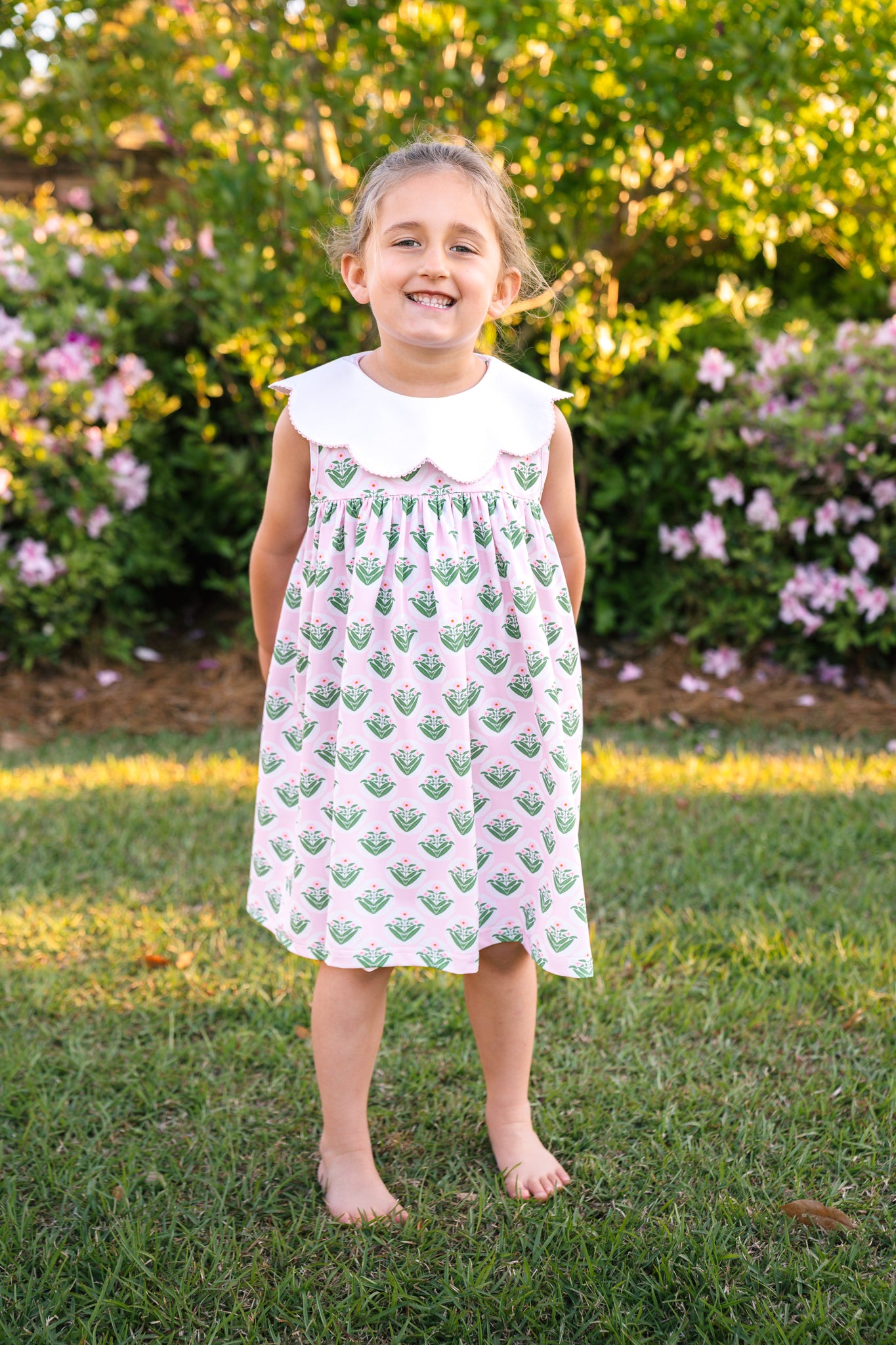 Pink Floral Dress