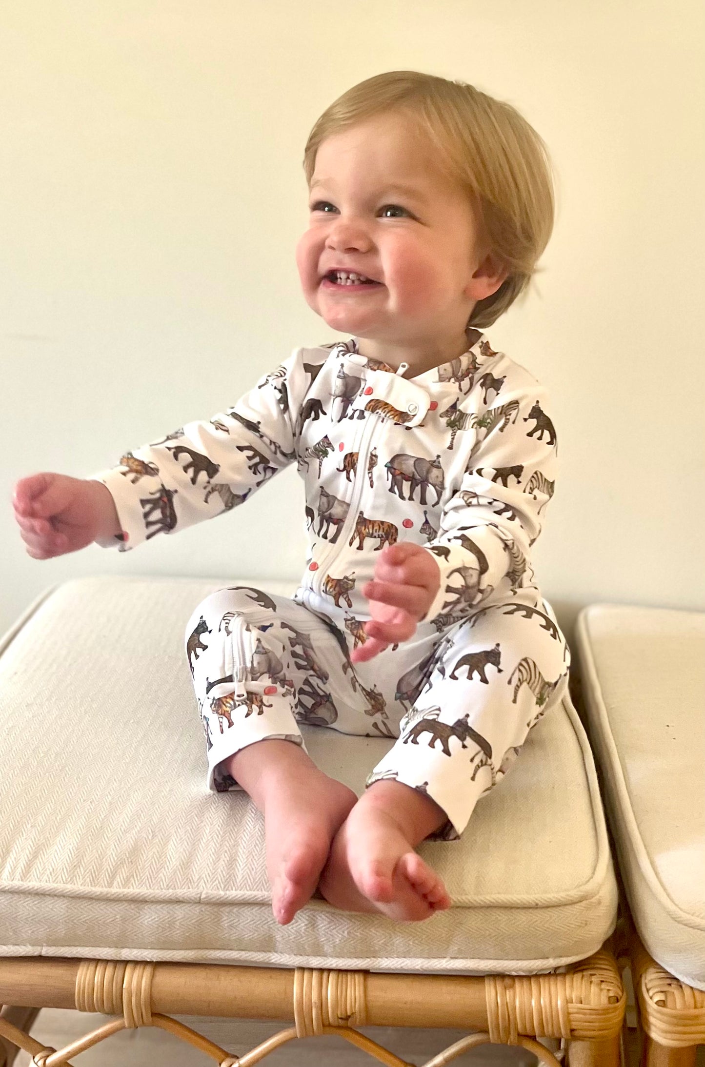 Party Animal Zipper Pajama