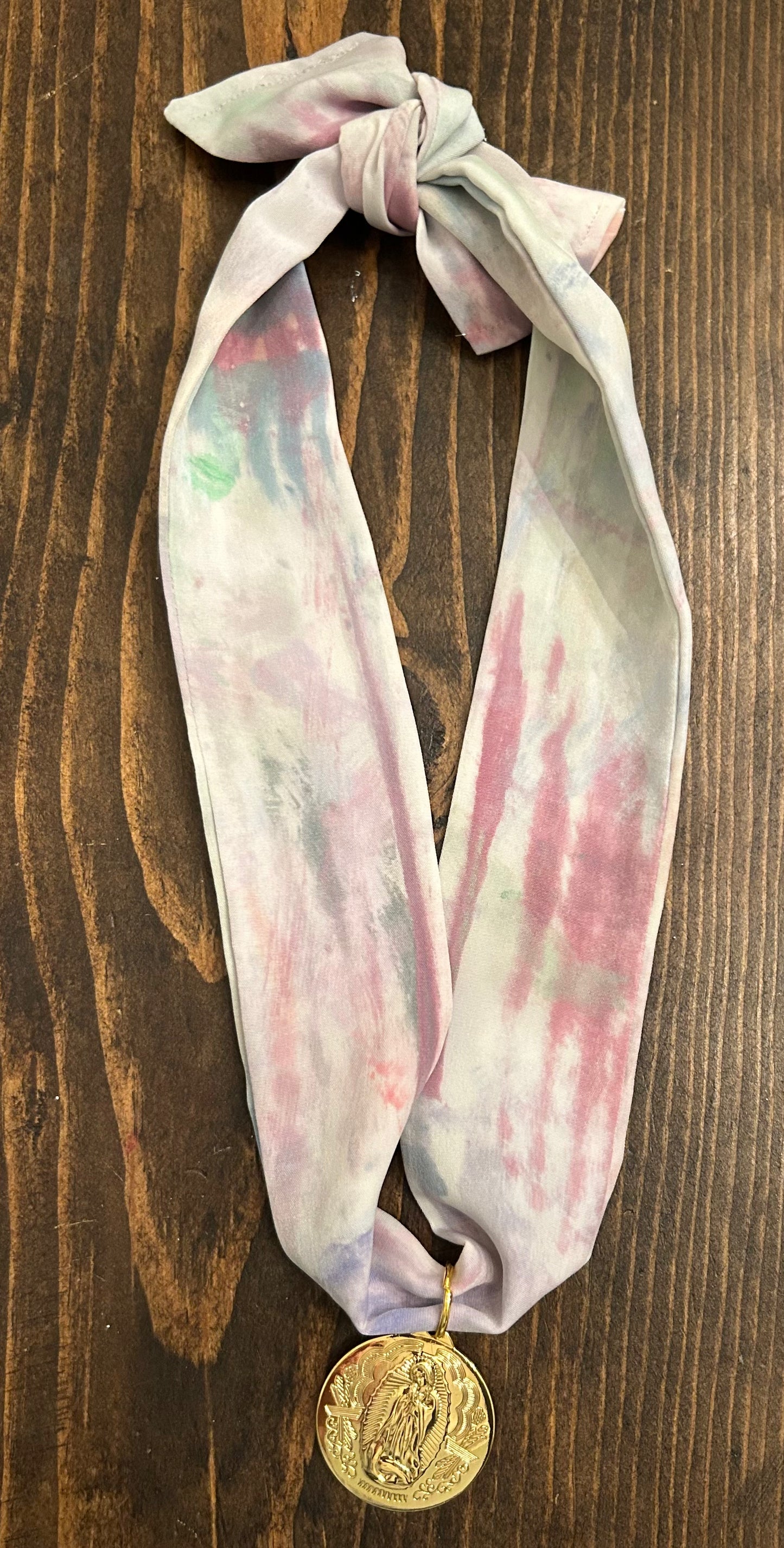 Hand Painted Scarf Neckace