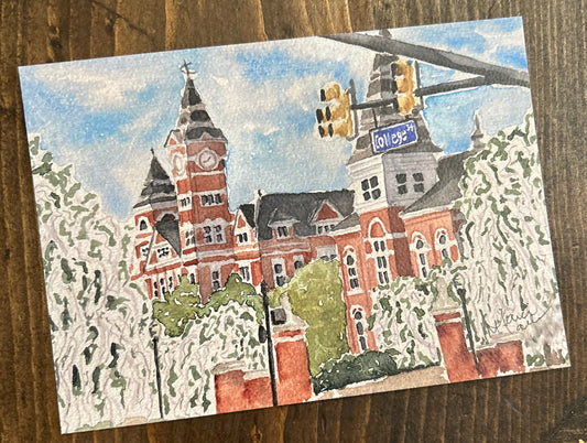 Auburn, AL- 5x7 signed print
