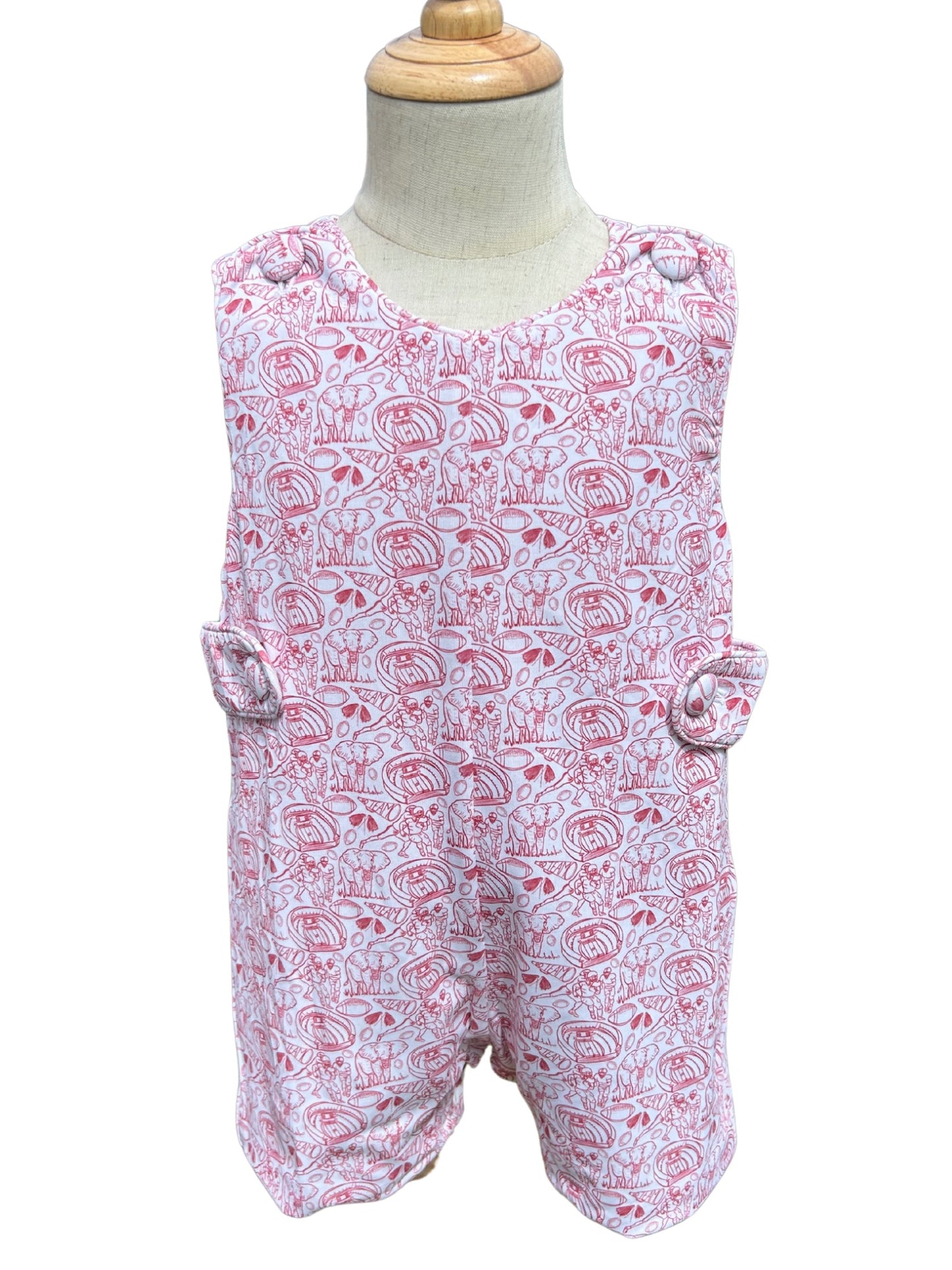 Elephant Red/White Jon Jon
