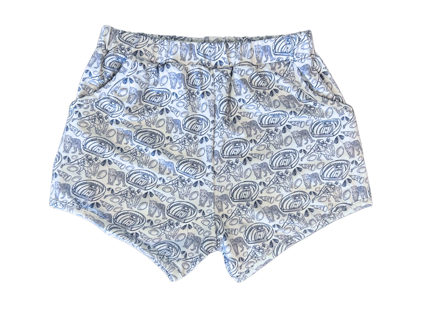 Jaguar Blue/White Shorts