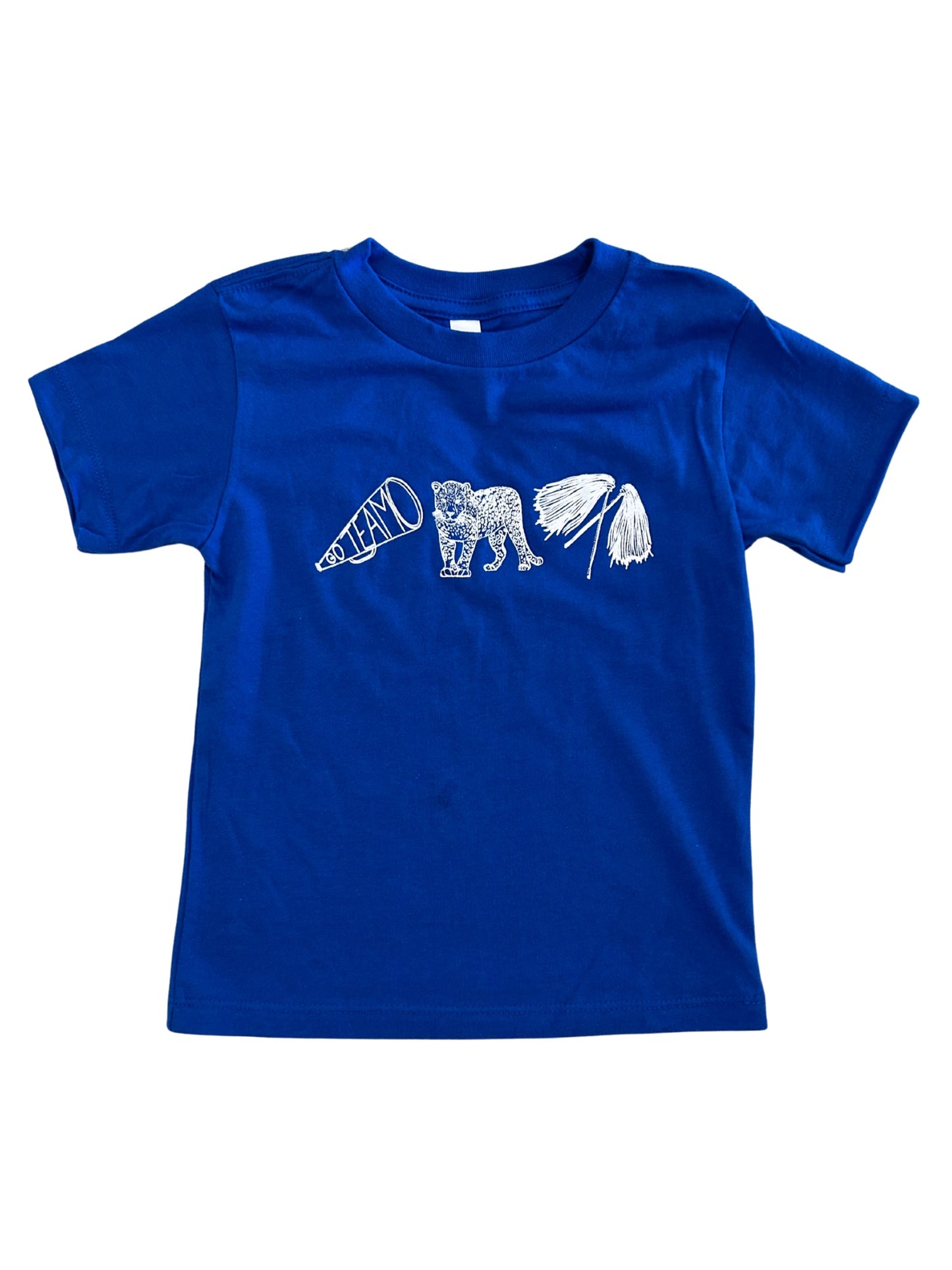 Blue Jaguar T-Shirt, Youth Girls