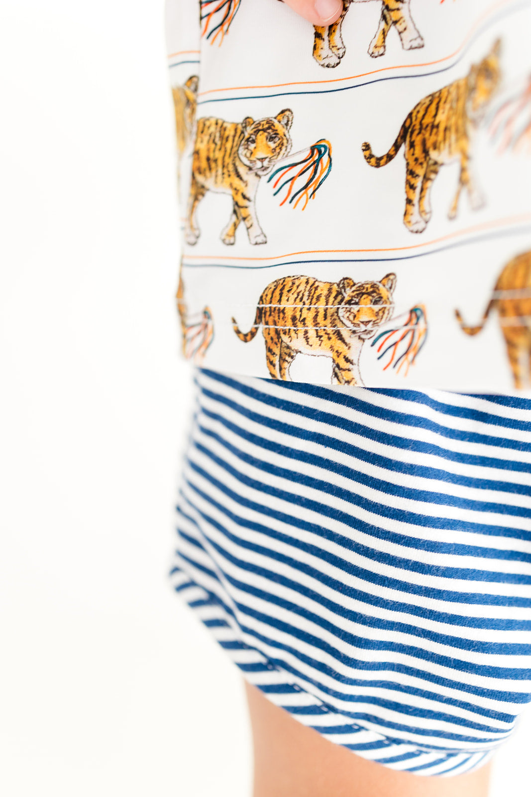 Tiger, Orange/Blue- Boys 2pc Set