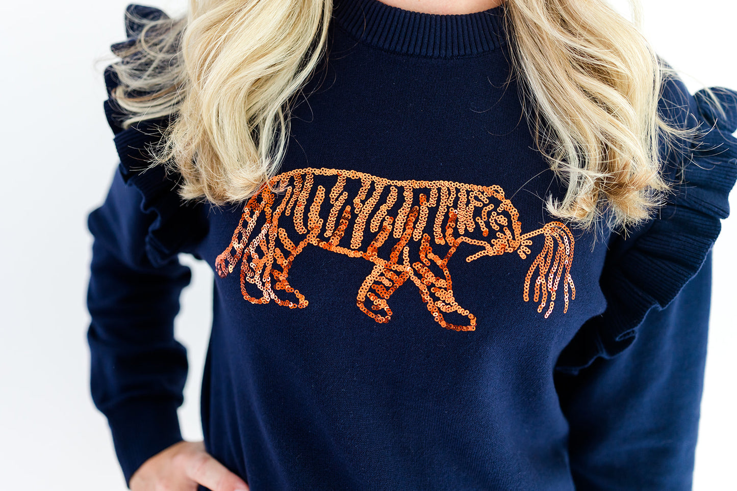Tiger Sequin Sweater (Women's)