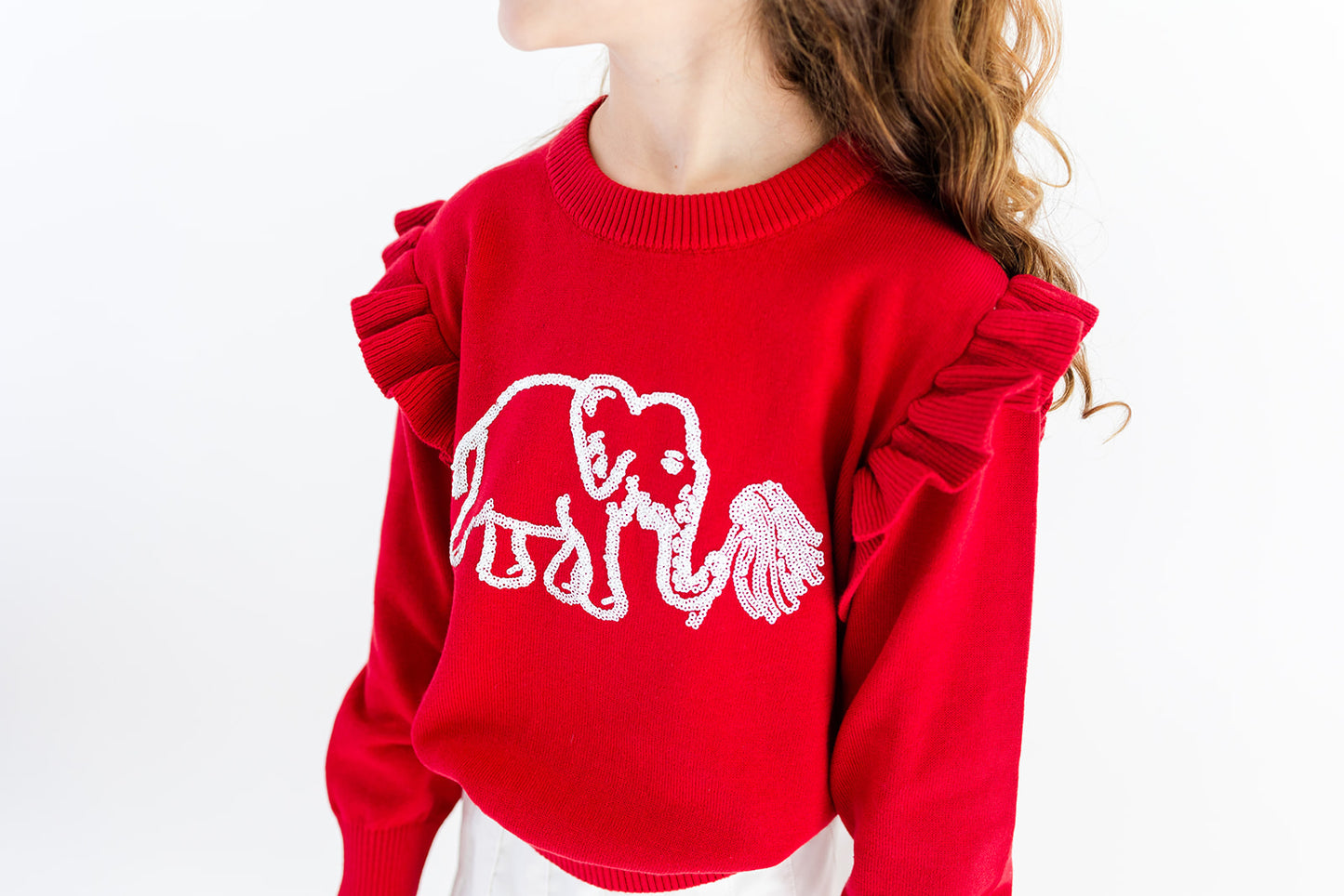 Elephant Sequin Sweater (Kids)