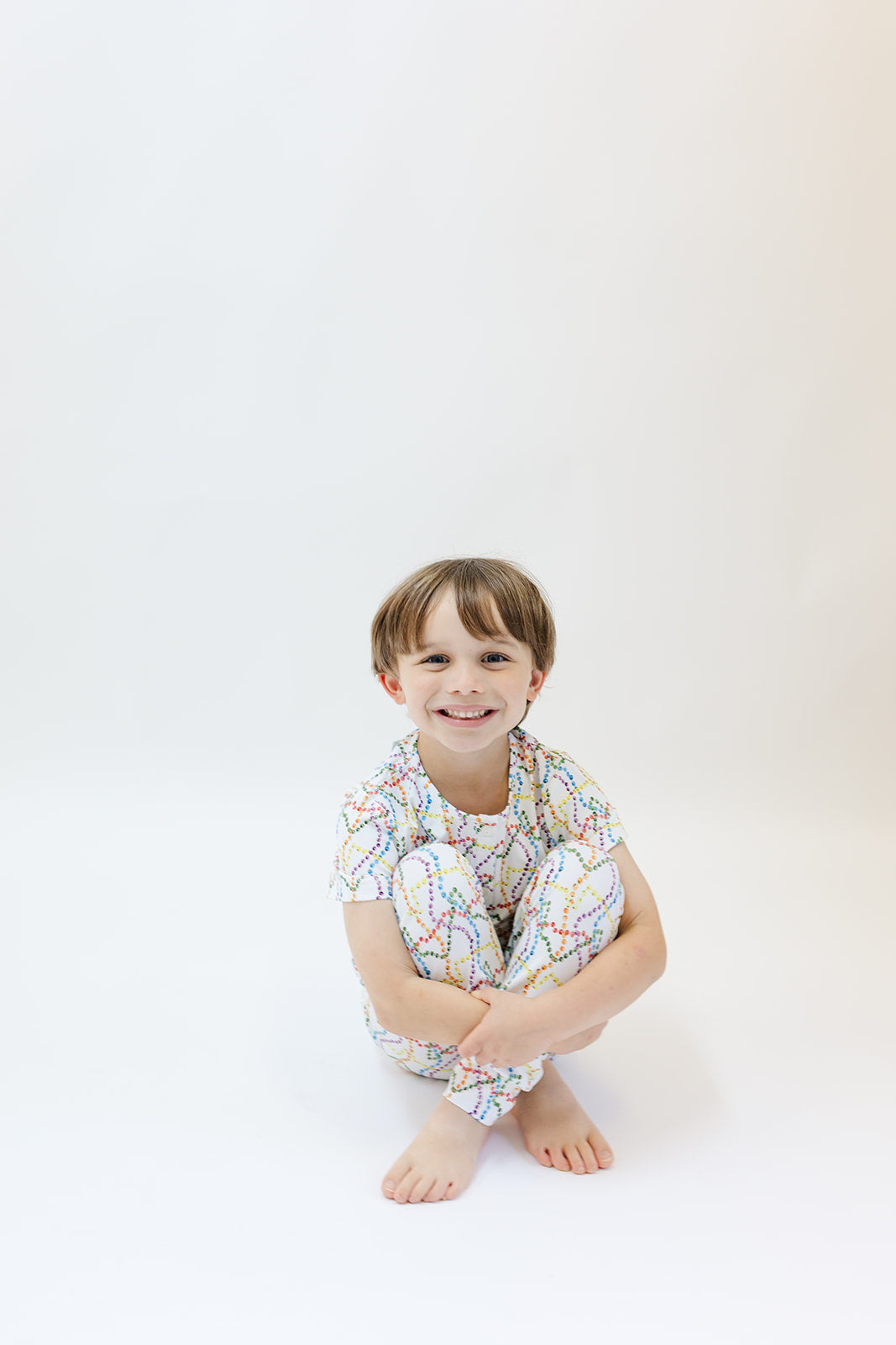 Mardi Gras Beads 2pc Pajama