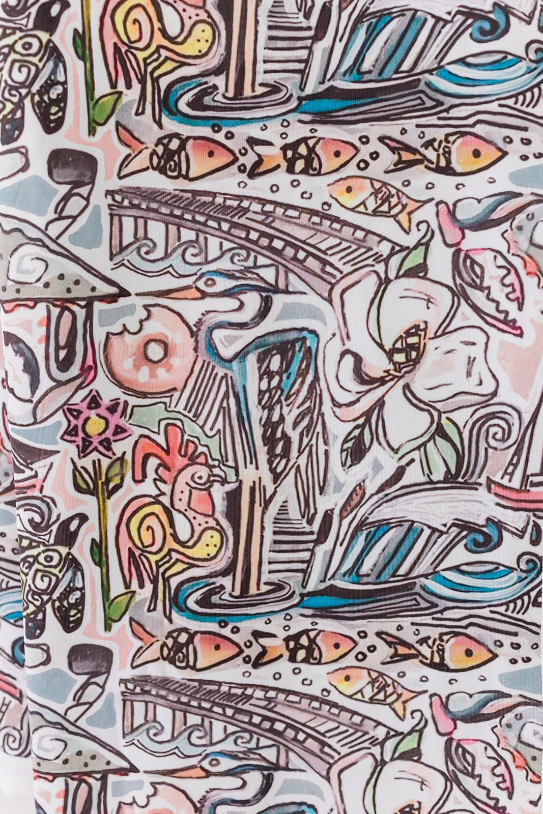 Walter Anderson Inspired Blanket- art by Rianna Turner