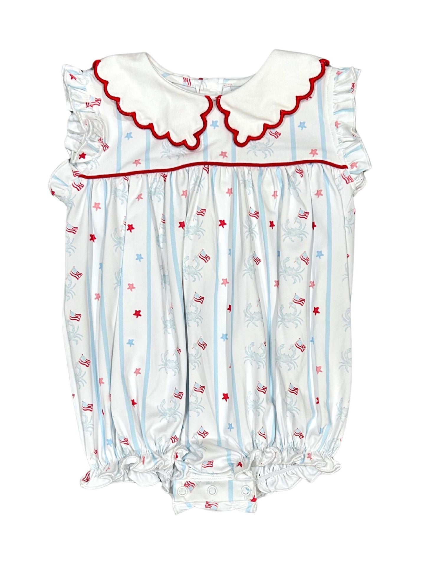 Patriotic Crab Girls Bubble