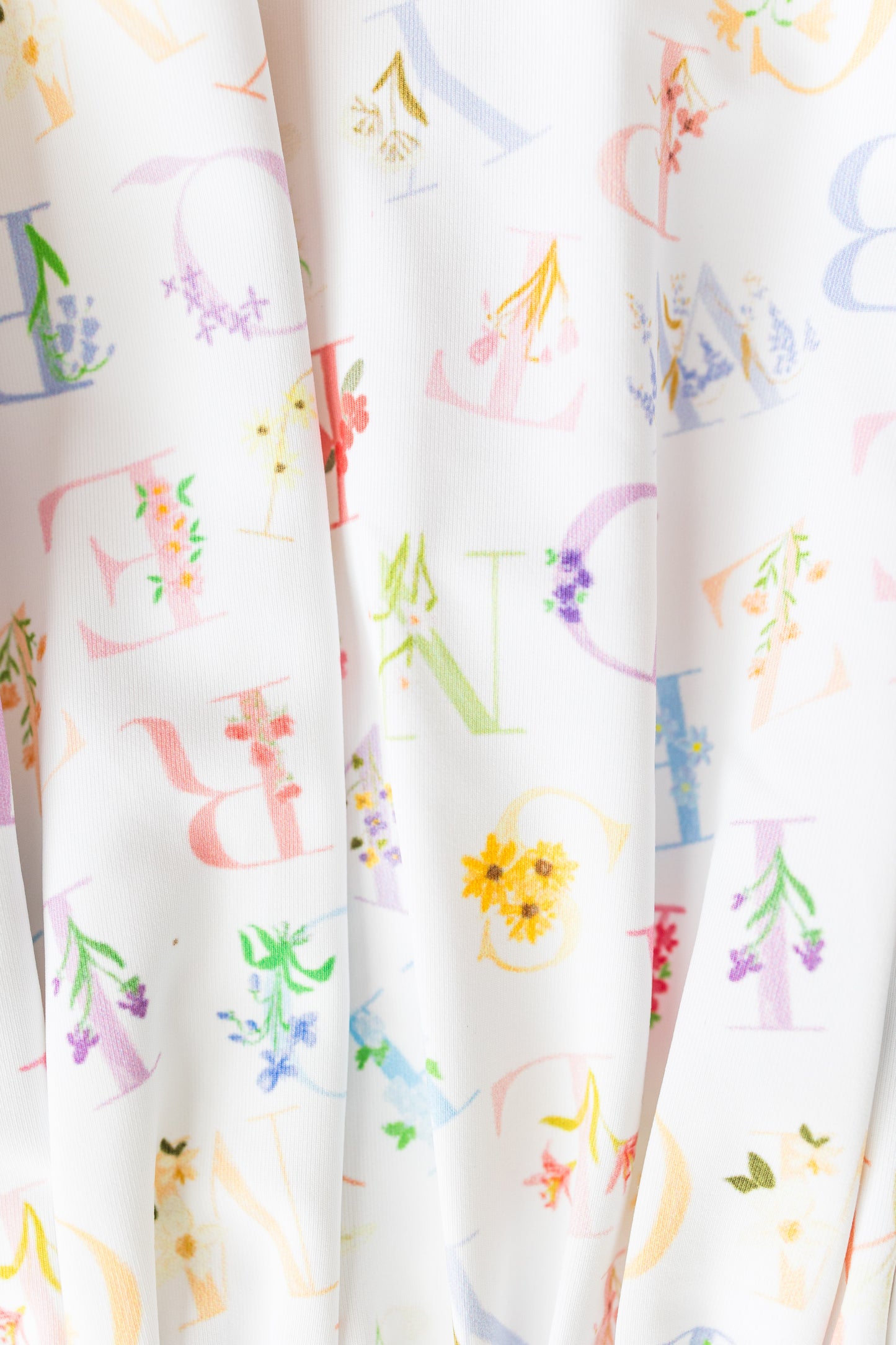 Floral Alphabet Bubble