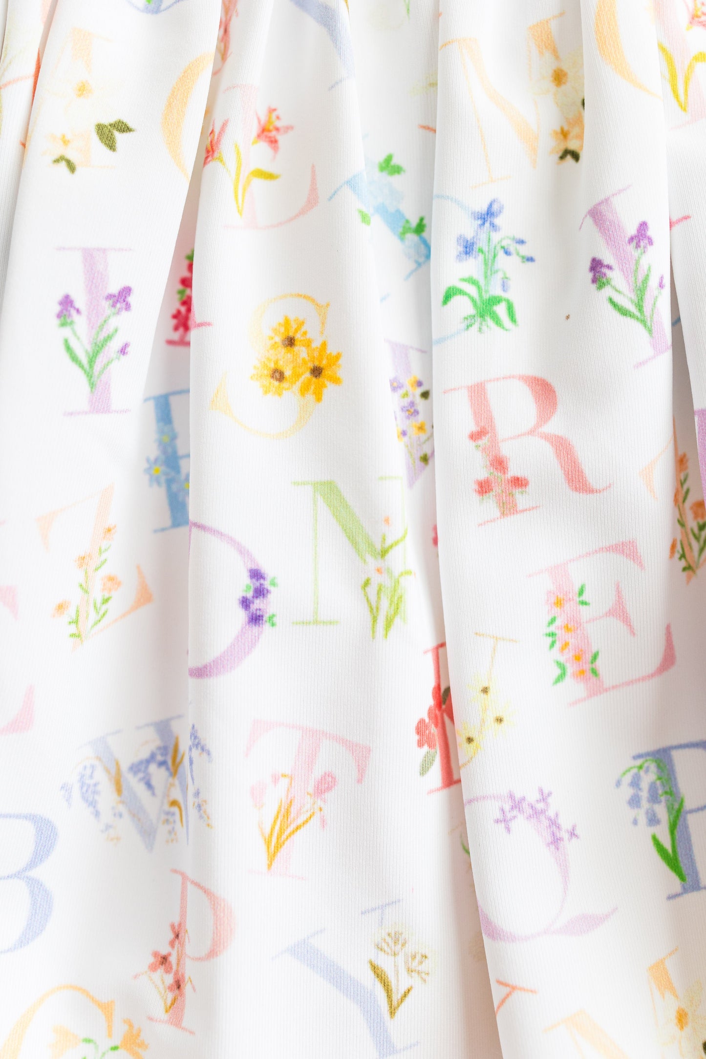 Floral Alphabet Bubble