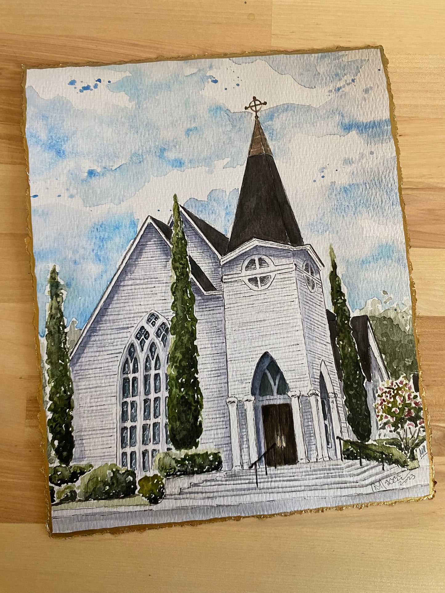 St. Francis at the Point, 8x10 Print