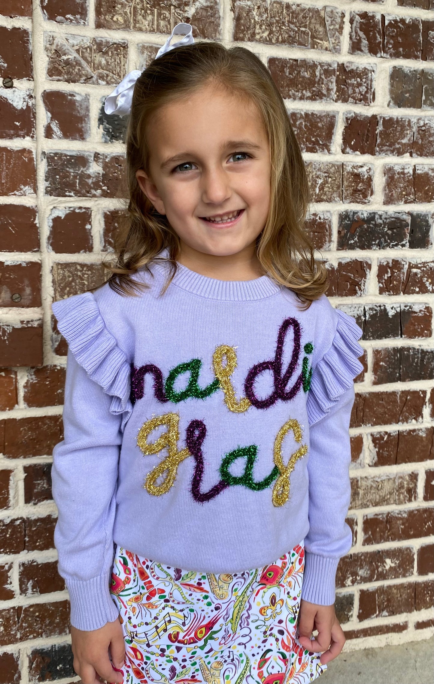 Mardi Gras Sweater