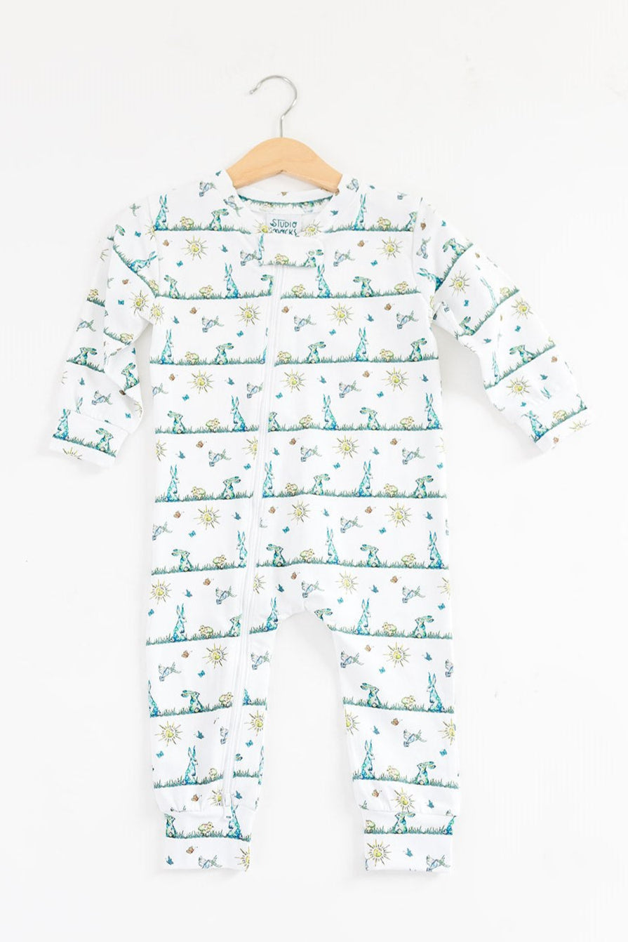 Spring Easter Boys Zip Pajama