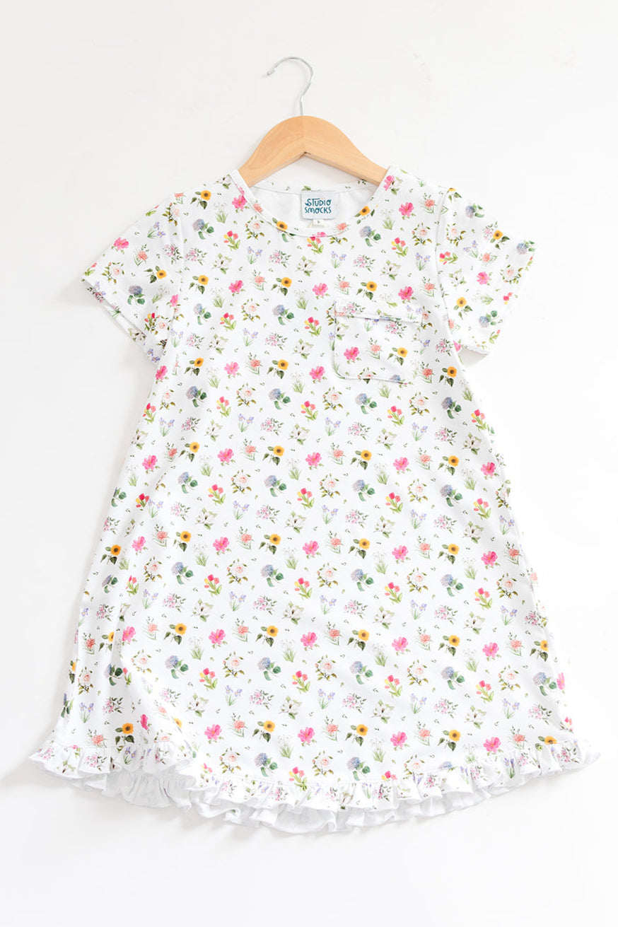 Floral Kids Nightgown