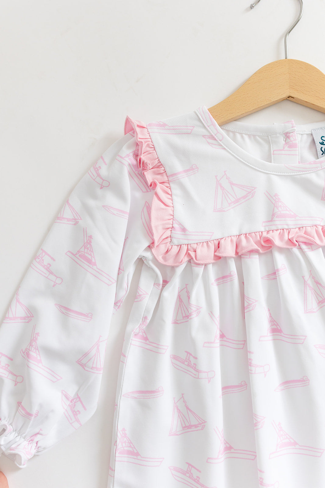 Pink Boats Dress