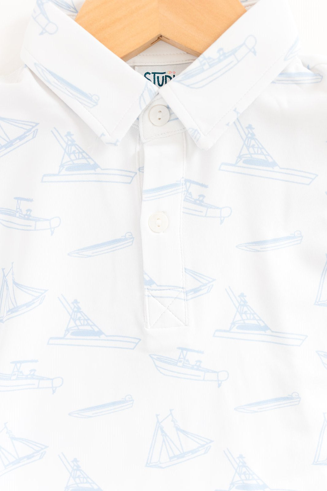 Blue Boats Polo