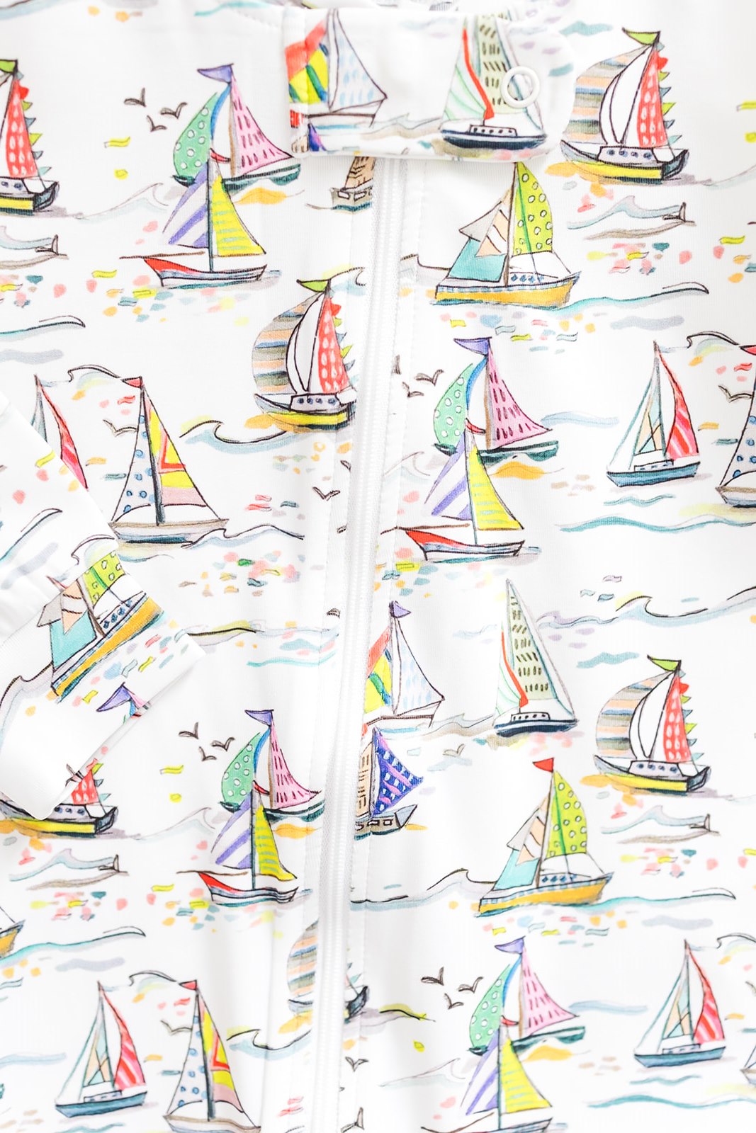 Sailboat Zip Pajama