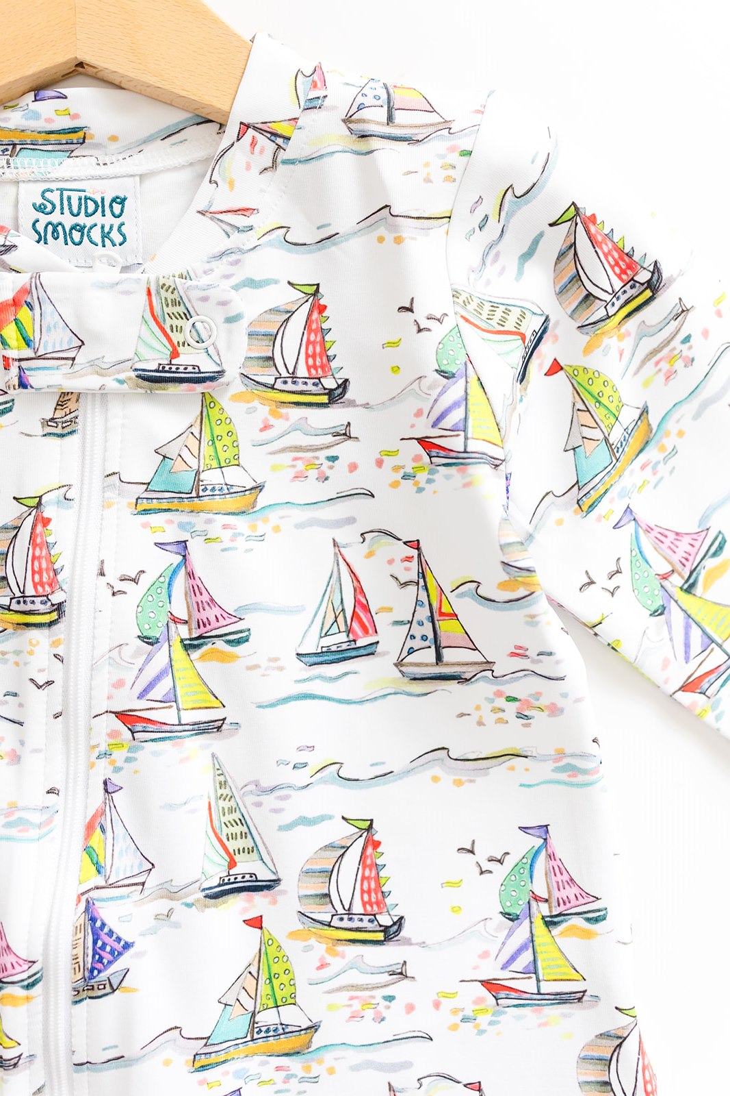 Sailboat Zip Pajama