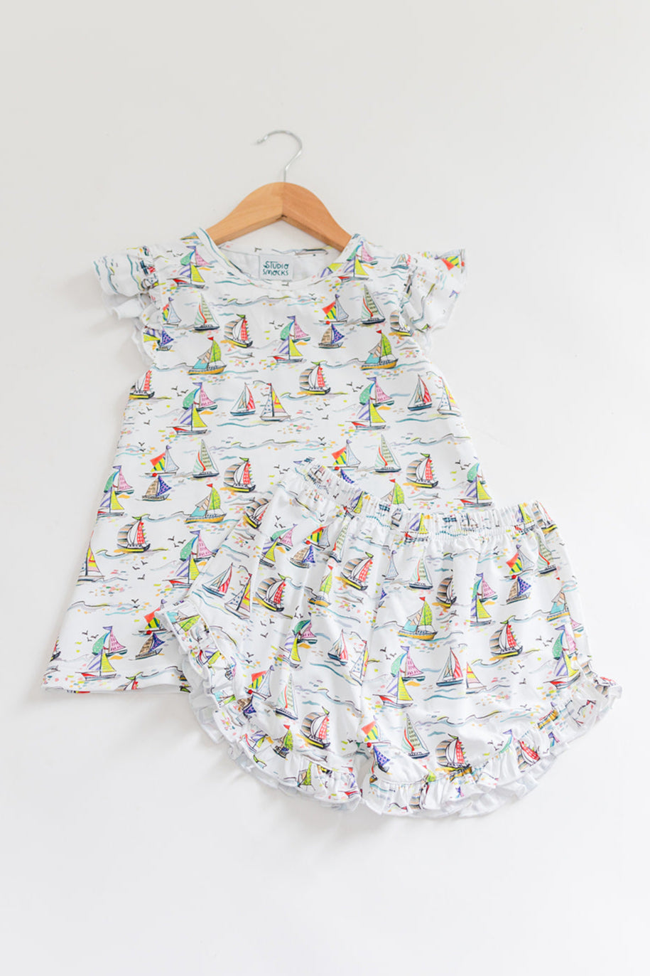 Sailboat Girls 2pc Pajama