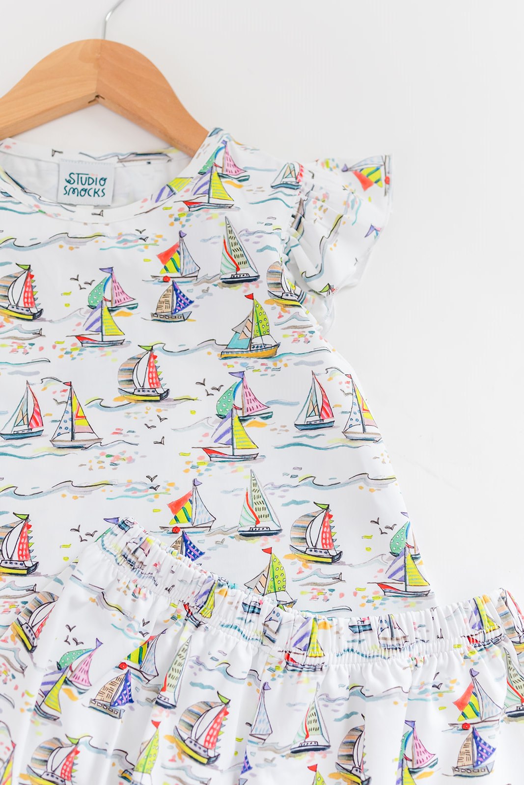 Sailboat Girls 2pc Pajama