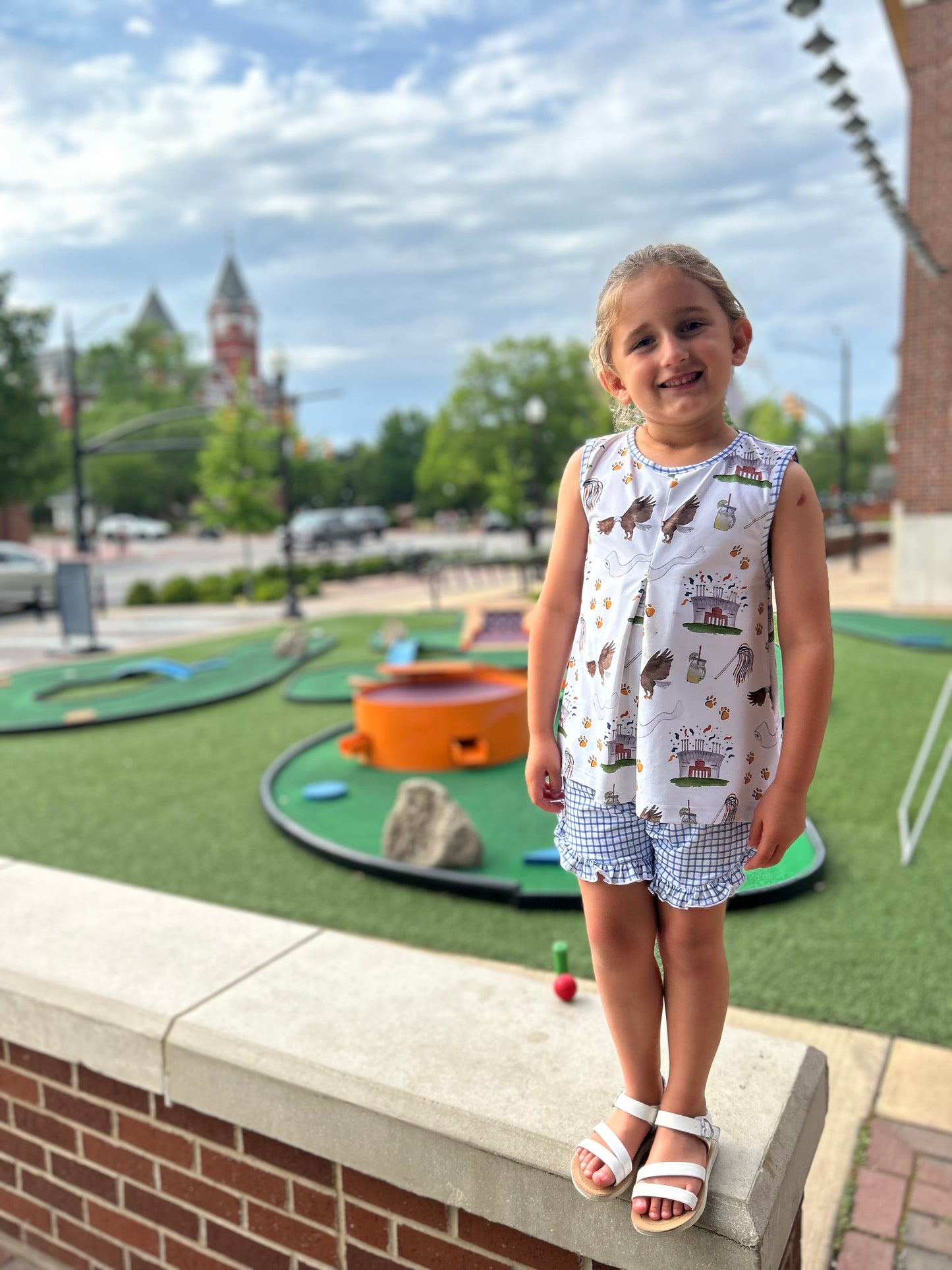 Eagle Girls Shorts Set