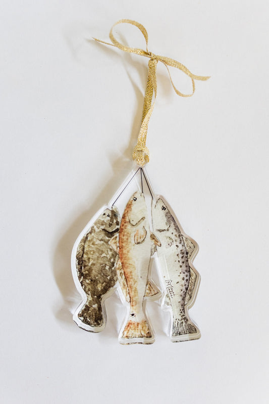 Grand Slam Fish Acrylic Ornament