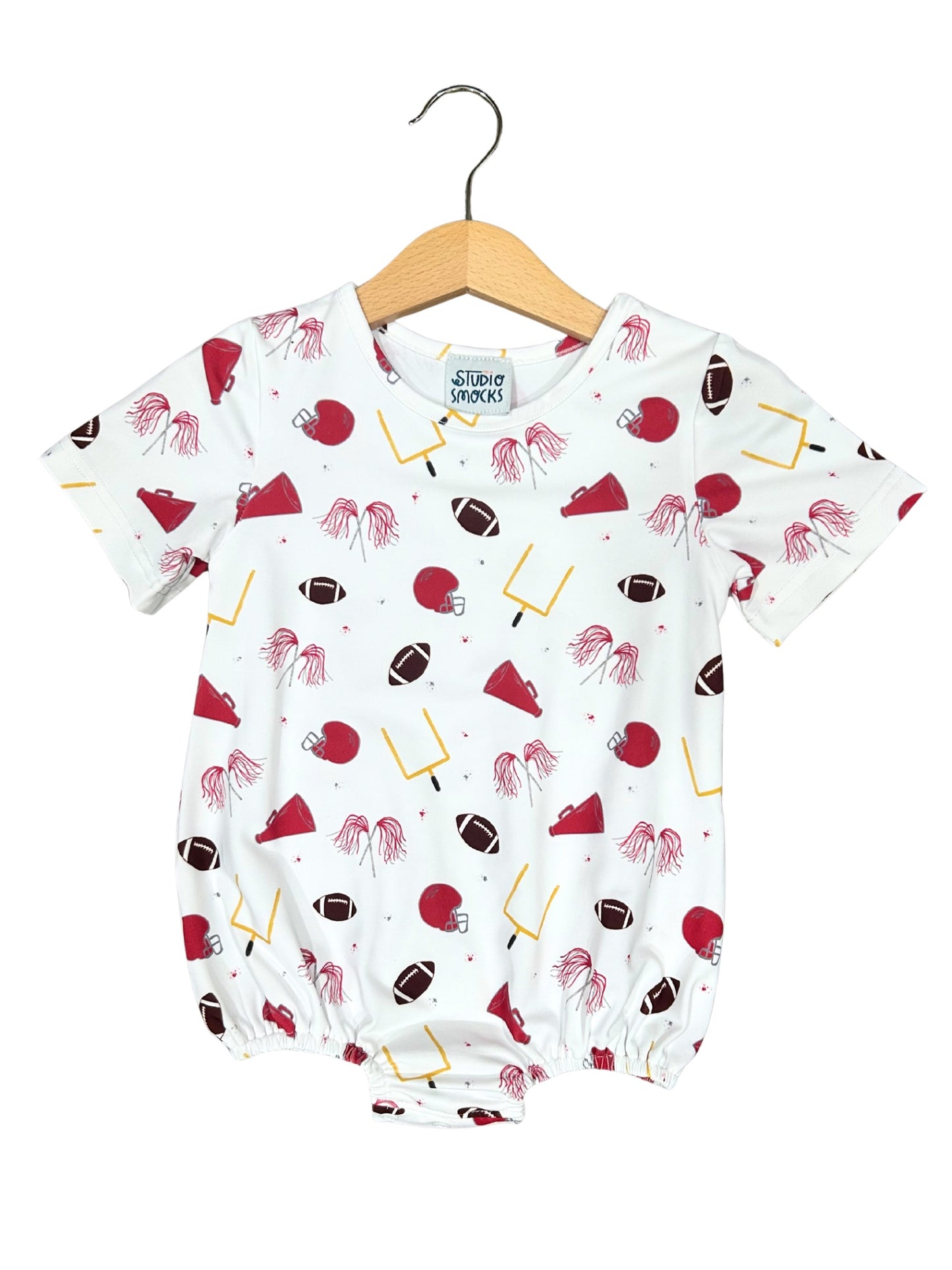 Crimson/Gray Football Boys Bubble