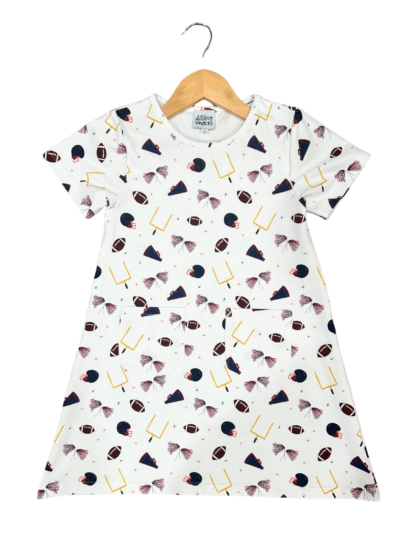 Navy/Orange Football Dress