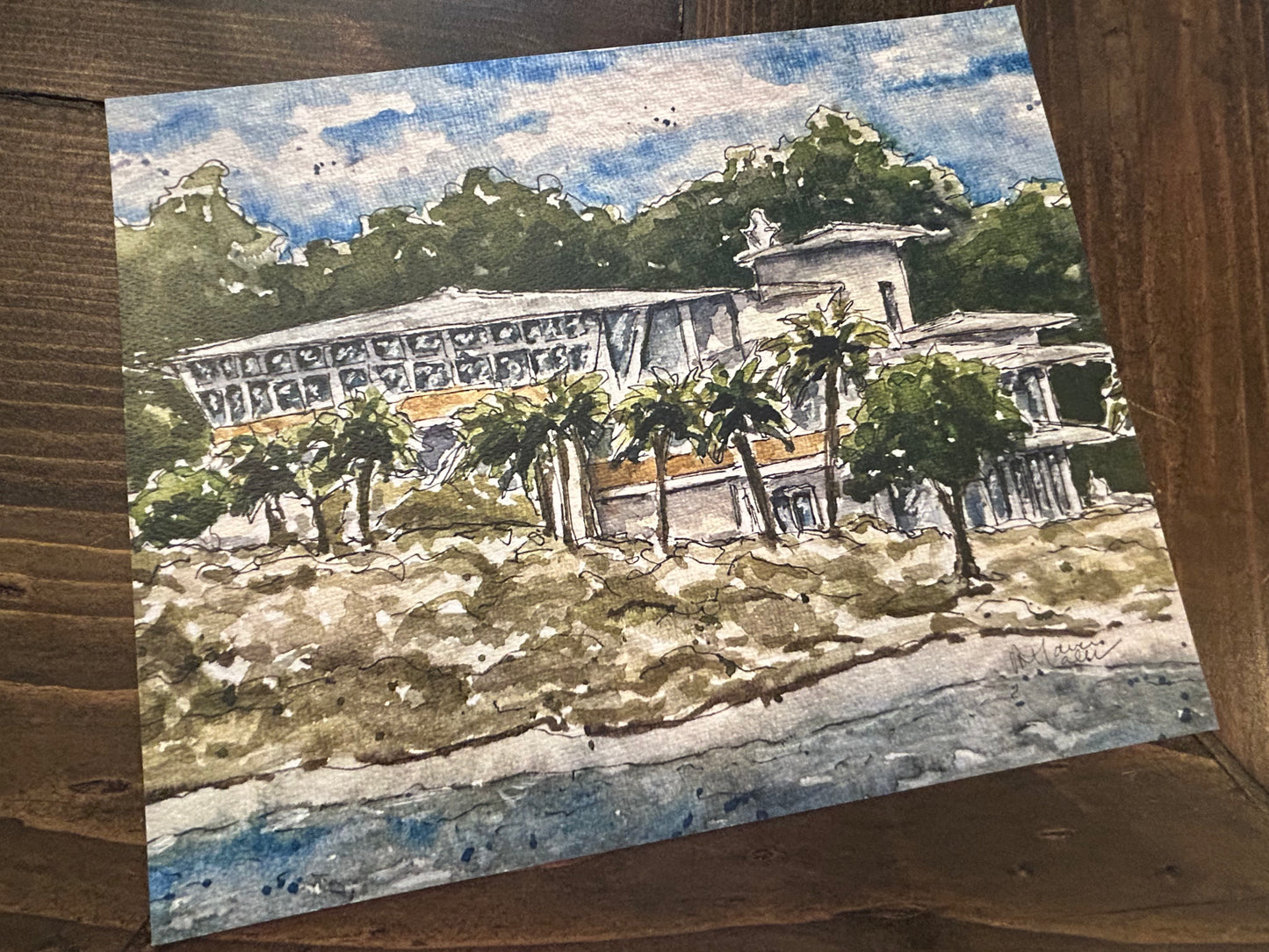 Isle Dauphine 8x10 signed print