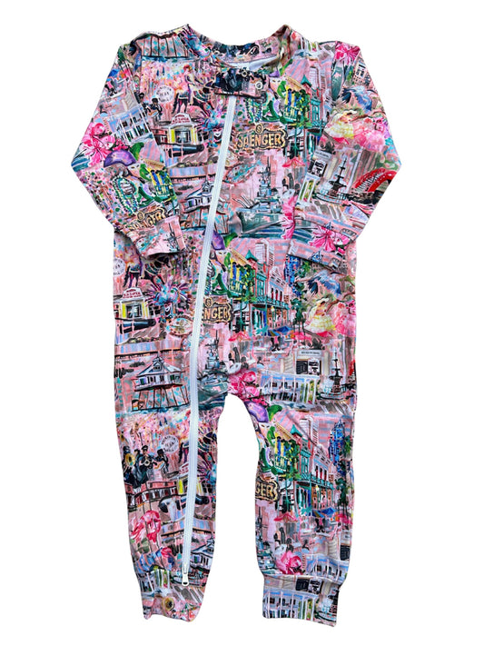 “Mobile Magic” Zip Pajama, gender neutral