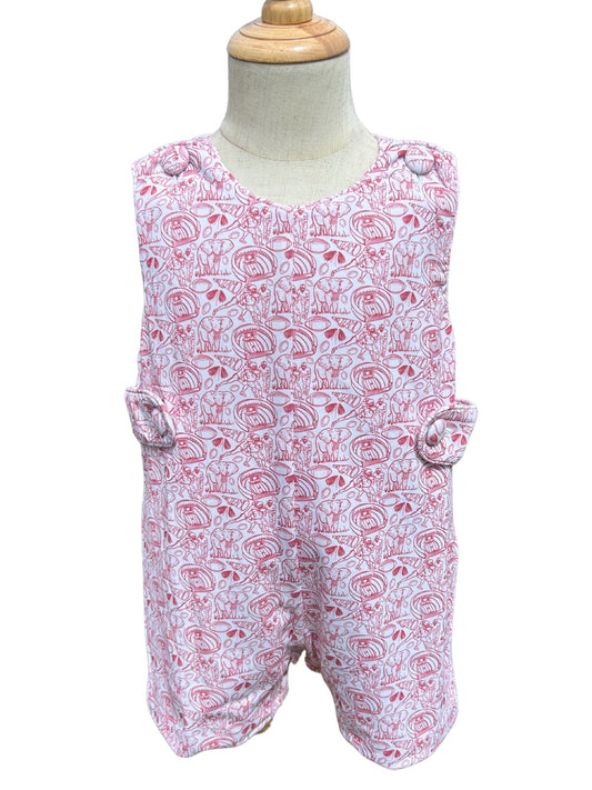 Elephant Red/White Jon Jon