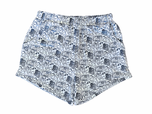 Tiger Blue/White Shorts