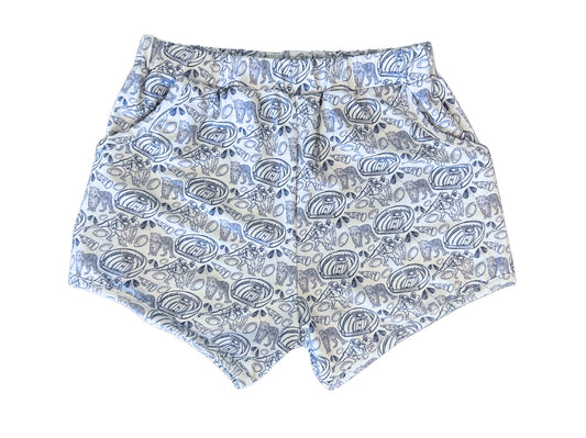 Jaguar Blue/White Shorts