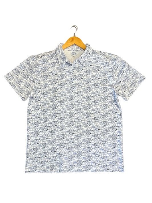 Jaguar Blue/White Polo (Men's), Recommend Sizing Up