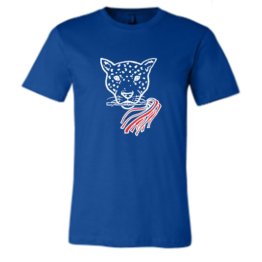 Blue and White Jaguar t-shirt - Youth