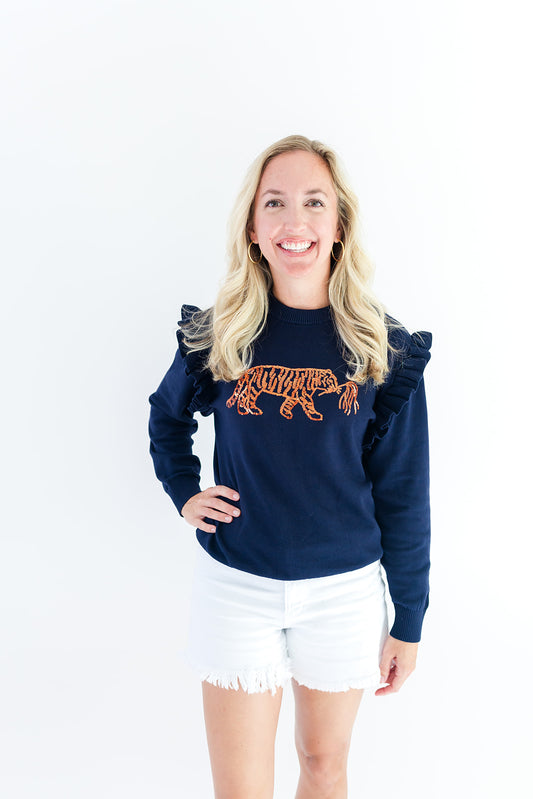 Tiger Sequin Sweater (Women's)