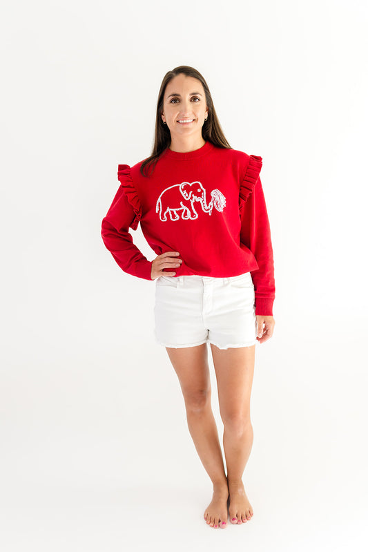 Elephant Sequin Sweater (Women's)