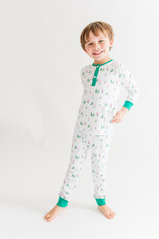 Alpine Ski Boys 2pc Pajamas