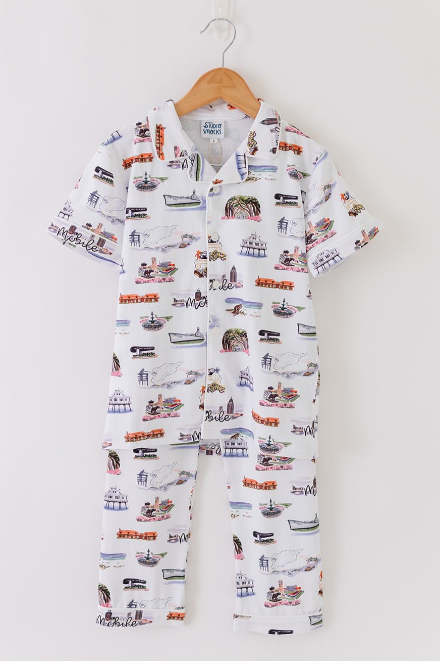 City of Mobile Boys Pajamas