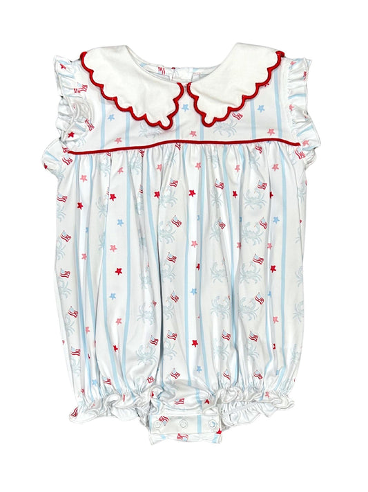 Patriotic Crab Girls Bubble