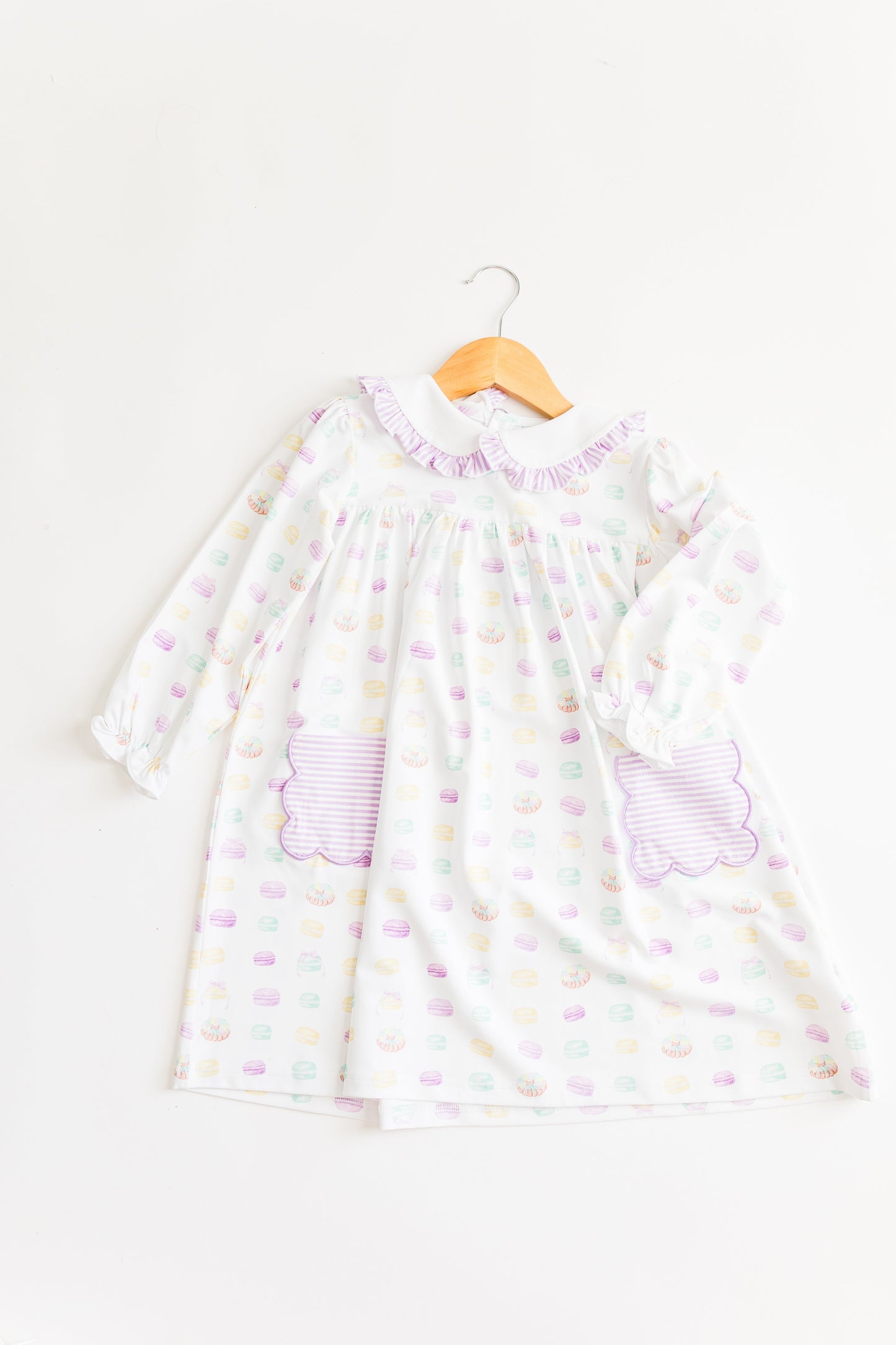 Mardi Gras Macaron Dress