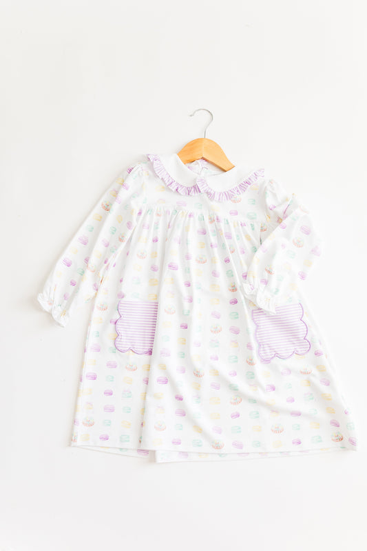 Mardi Gras Macaron Dress