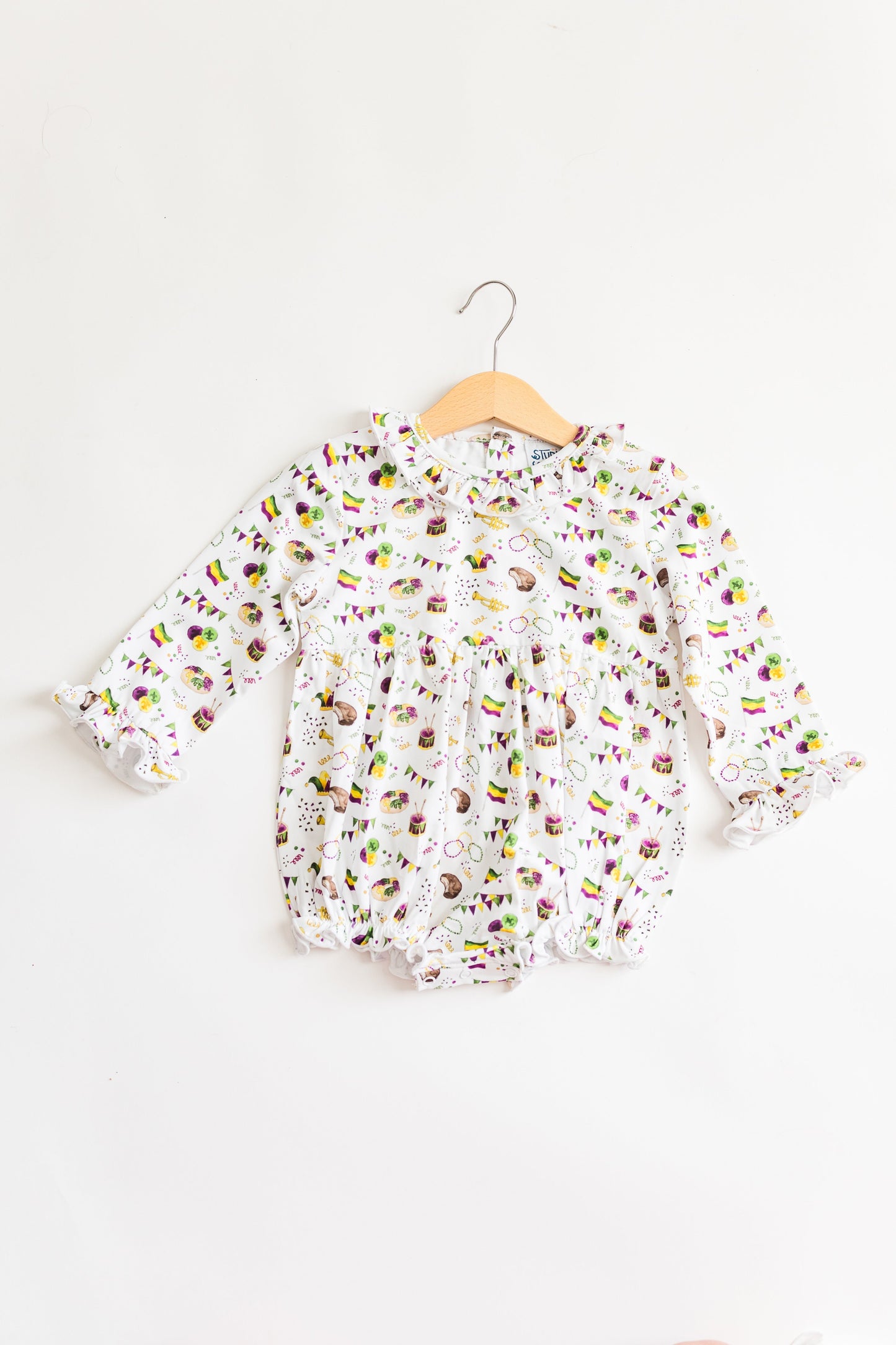 Mardi Gras Bubble, with ruffles